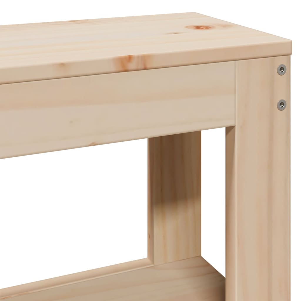 Bed Frame without Mattress 90x190 cm Single Solid Wood Pine